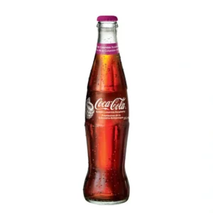 Coca cola british raspberry glass