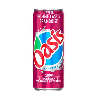 oasis pomme cassis framboise